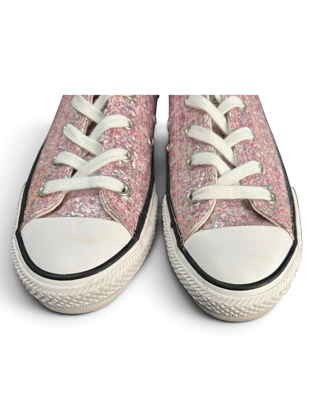 Sale‼️ Converse Pink Glitter Low Top Sneakers - Picture 5 of 6